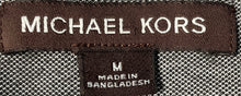 Load image into Gallery viewer, Michael Kors Mens Gray Short Sleeve Collared Polo Shirt Size Medium