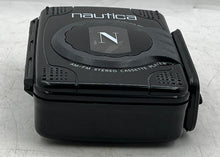 Load image into Gallery viewer, Vintage Nautica HCG98 Competition Black AM/FM Stereo Cassette Player Not Tested