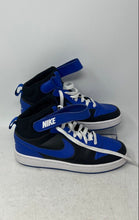 Load image into Gallery viewer, Nike Kids Court Borough Mid 2 DM8872-001 Blue Black White Sneakers Shoes Sz 5.5Y