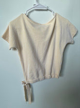 Load image into Gallery viewer, Michael Kors Womens Bateau Yellow White Waffle Knitted Blouse Top Size XS