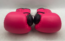 Load image into Gallery viewer, 9ROUND 30 Min Kickbox Fitness Womens Pink Hook & Loop Fastener Boxing Gloves