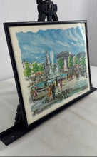 Load image into Gallery viewer, Trafalgar Square By Venus Sketch Art Wall Hanging Decorative Framed Print