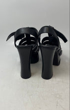 Load image into Gallery viewer, Michael Kors Womens Jagger Black Leather Block Heel Platform Sandals Size 6 M