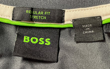Load image into Gallery viewer, Hugo Boss Mens Gray Stretch Short Sleeve Regular Fit Polo Shirt Size Medium