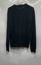Load image into Gallery viewer, Calvin Klein Mens Black Long Sleeve Crew Neck Knitted Pullover Sweater Size S/CH