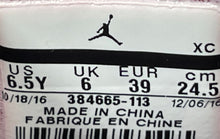 Load image into Gallery viewer, Nike Kids Jordan 6 Retro 384665-113 White Red Basketball Shoes Size 6.5Y