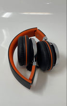 Load image into Gallery viewer, Ailihen Black Orange Foldable Wired Over The Ear Headphones Not Tested
