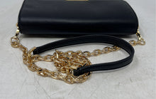 Load image into Gallery viewer, Michael Kors Womens Cece Black Monogram Print Chain Strap Crossbody Bag