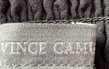 Load image into Gallery viewer, Vince Camuto Womens Black Challis Square Neck Smocked Maxi Dress Size XL