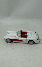 Load image into Gallery viewer, Bburago Classic 1957 Corvette White Red Collectible Toy Diecast Car