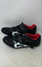 Load image into Gallery viewer, Peloton Mens Black Ratchet Buckle Three Bolt Low Top Cycling Shoes Size 45