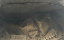 Load image into Gallery viewer, Michael Kors Womens Black Signature Print Double Strap Bottom Studs Tote Handbag