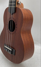 Load image into Gallery viewer, Everjoys Soprano Brown Natural Wood 4-String Acoustic Ukulele