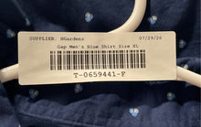 Load image into Gallery viewer, Gap Mens Blue Cotton Long Sleeve Collared Slim Fit Pockets Button-Up Shirt Sz XL