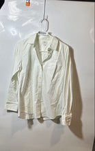 Load image into Gallery viewer, J. Crew Womens White Cotton Long Sleeve Chest Pocket Button-Up Shirt Size Small
