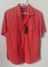 Load image into Gallery viewer, Banana Republic Mens Red Cotton Slim Fit Button-Up Shirt Size M With Tag