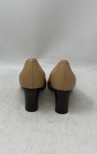 Load image into Gallery viewer, Cole Haan Womens Beige Leather Round Toe Slip-On Block Pump Heels Size 5.5B