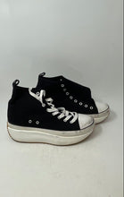 Load image into Gallery viewer, Madden Girl Womens Winnona Black White Sneaker Shoes Size 11 Missing Laces
