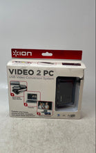 Load image into Gallery viewer, ION Black Portable Video 2 PC USB Video Conversion System Not Tested