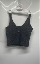 Load image into Gallery viewer, Lululemon Womens Black Printed Scoop Neck Activewear Pullover Tank Top Size 4