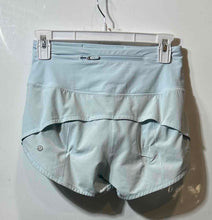 Load image into Gallery viewer, Lululemon Womens Light Blue Speed Up High-Rise Running Athletic Shorts Size 2