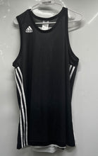 Load image into Gallery viewer, Adidas Mens Black Sleeveless Scoop Neck Activewear Athletic Tank Top Size XL