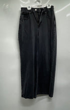 Load image into Gallery viewer, Abercrombie & Fitch Womens Black Dark Wash High Rise The Wide-Leg Jeans Size 26