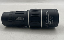 Load image into Gallery viewer, Black Day And Night 16x52 Small Field 22 Degree Lens Monocular Telescope