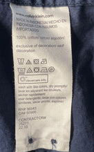 Load image into Gallery viewer, Calvin Klein Mens Blue Cotton Relaxed Fit Long Sleeve Button-Up Shirt Size XXL