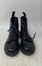 Load image into Gallery viewer, Dr. Martens Kids Sparkle Rays 1460 Black Round Toe Lace-Up Ankle Boots Size 13