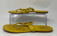 Load image into Gallery viewer, Authentic Tory Burch Womens Miller Yellow Leather Open Toe Thong Sandals Sz 7.5M