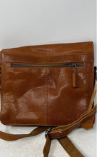 Load image into Gallery viewer, Spikes & Sparrow Womens Brown Leather Adjustable Strap Flap Messenger Handbag