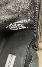 Load image into Gallery viewer, Steve Madden Womens Azure Black White Leather Cap Toe Combat Boots Size 8.5M