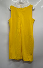 Load image into Gallery viewer, Banana Republic Womens Yellow And White Sleeveless Stretch Shift Dress Size 8