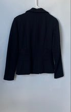 Load image into Gallery viewer, White House Black Market Womens Black Long Sleeve Two-Button Blazer Size 4