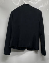 Load image into Gallery viewer, Tahari Womens Black Pin Striped Long Sleeve Notch Lapel Blazer Jacket Size 14