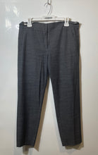 Load image into Gallery viewer, Ann Taylor Loft Womens Gray Flat Front Pockets Straight Leg Dress Pants Size 8