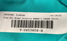 Load image into Gallery viewer, Nike Mens Blue Miami Dolphins NFL Sideline City Pride Polo Shirt Size Small
