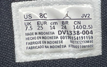 Load image into Gallery viewer, Nike Kids Air Jordan 1 Mid SE DV1338-004 Black Purple Sneakers Shoes Size 8C