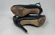 Load image into Gallery viewer, Michael Kors Womens Lara Black Leather Stiletto Heel Ankle Booties Size 7.5M