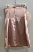 Load image into Gallery viewer, Zara Womens Pink Back Zip Ruffled Tulle Wedding Party Mini Dress Size Small