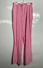 Load image into Gallery viewer, Zara Womens Pink Pleated Pockets Stretch Wide-Leg Trouser Pants Size XS