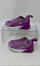 Load image into Gallery viewer, Nike Girls Air Max 270 DD1646-501 Purple Lace-Up Low Top Running Shoes Size 6C