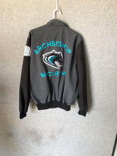 Load image into Gallery viewer, Neff Since 1949 Mens Gray Archbishop Mccarthy Long Sleeve Track Jacket Size L