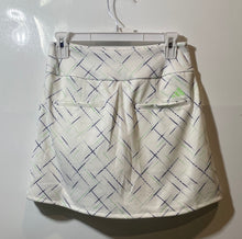 Load image into Gallery viewer, Adidas Womens White Printed Flat Front Stretch A-Line Skirt Size XS