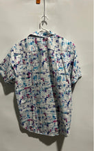 Load image into Gallery viewer, Robert Graham Mens White And Multicolor Printed Cotton Button-Up Shirt Size L/G