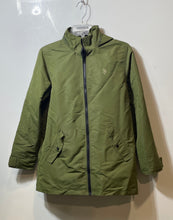 Load image into Gallery viewer, U.S. Polo Assn. Womens Green Long Sleeve Full-Zip Hooded Windbreaker Jacket Sz M