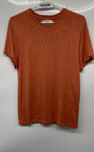Load image into Gallery viewer, Zara Womens Brown Short Sleeve Round Neck Pullover T-Shirt Size Medium