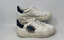 Load image into Gallery viewer, Kurt Geiger London Womens Laney Eye White Black Lace-Up Sneaker Shoes Size 39