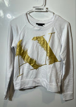 Load image into Gallery viewer, Armani Exchange Mens White Raglan Sleeve Round Neck Pullover Sweatshirt Size S